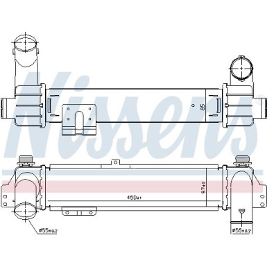 Nissens | Ladeluftkühler | 96215