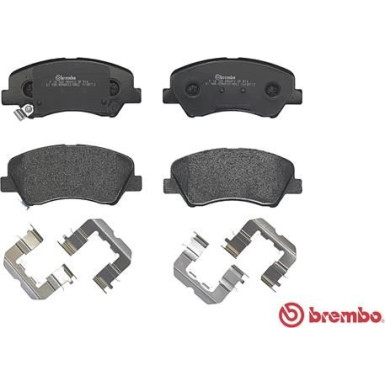 Brembo | Bremsbelagsatz, Scheibenbremse | P 18 025