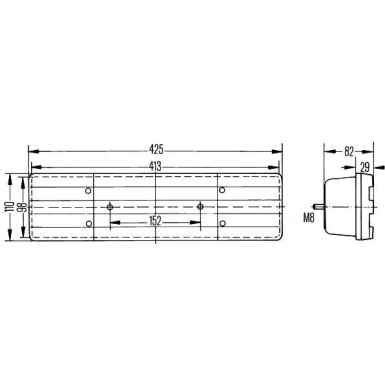 Hella | Heckleuchte | 2VP 004 887-021