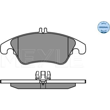 Meyle | Bremsbelagsatz, Scheibenbremse | 025 243 1019