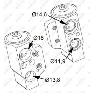 NRF | Expansionsventil, Klimaanlage | 38417