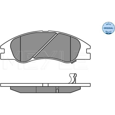 Meyle | Bremsbelagsatz, Scheibenbremse | 025 242 1817/W