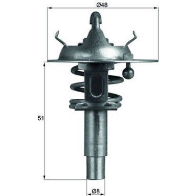 Mahle | Thermostat, Kühlmittel | TX 106 90D