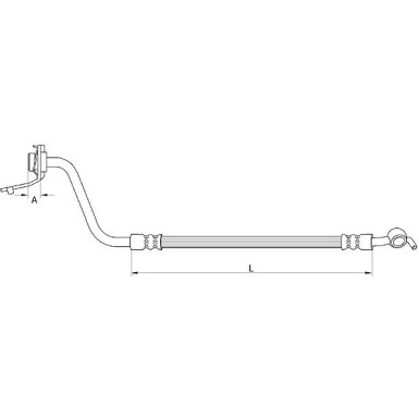 Metzger | Bremsschlauch | 4111056