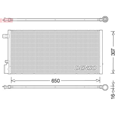 Denso | Kondensator, Klimaanlage | DCN15005