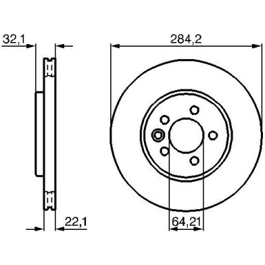 BOSCH | Bremsscheibe | 0 986 478 314