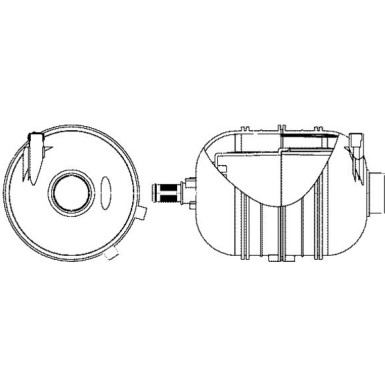 Mahle | Ausgleichsbehälter, Kühlmittel | CRT 10 000S