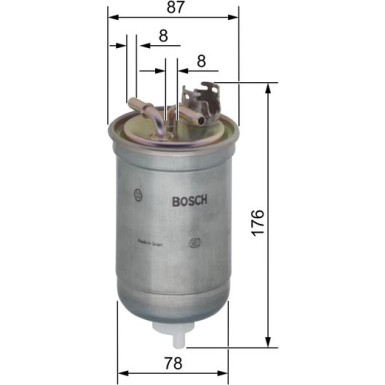 BOSCH | Kraftstofffilter | 0 450 906 267