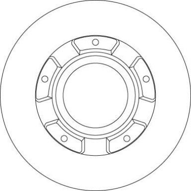 TRW | Bremsscheibe | DF6510S