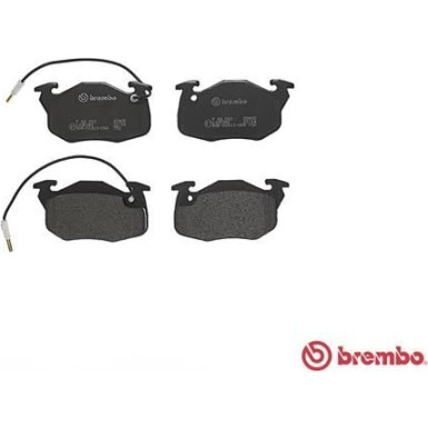 Brembo | Bremsbelagsatz, Scheibenbremse | P 68 010