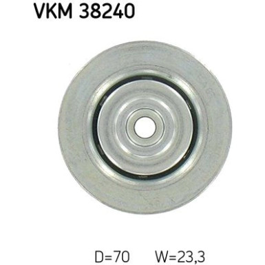 SKF | Umlenk-/Führungsrolle, Keilrippenriemen | VKM 38240