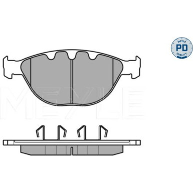 Meyle | Bremsbelagsatz, Scheibenbremse | 025 237 9120/PD