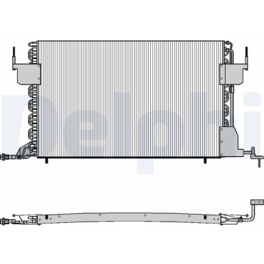 Delphi | Kondensator, Klimaanlage | TSP0225021