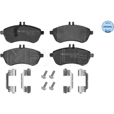 Meyle | Bremsbelagsatz, Scheibenbremse | 025 243 0620/K1