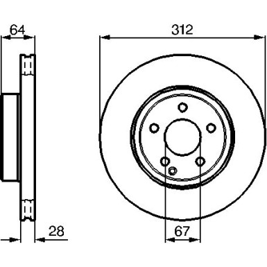 BOSCH | Bremsscheibe | 0 986 479 040