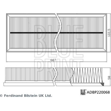 Blue Print | Luftfilter | ADBP220068