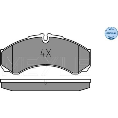 Meyle | Bremsbelagsatz, Scheibenbremse | 025 291 2120