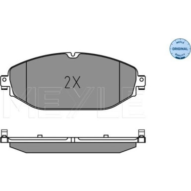 Meyle | Bremsbelagsatz, Scheibenbremse | 025 220 7619
