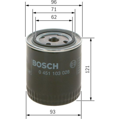 BOSCH 0 451 103 028 Ölfilter