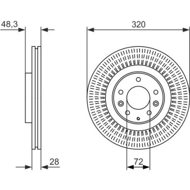 BOSCH | Bremsscheibe | 0 986 479 795