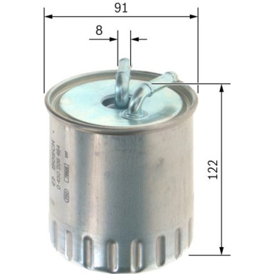 BOSCH | Kraftstofffilter | 0 450 906 464