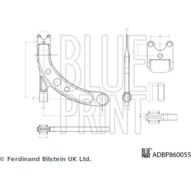 Blue Print | Lenker, Radaufhängung | ADBP860055