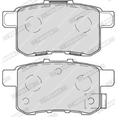 Ferodo | Bremsbelagsatz, Scheibenbremse | FDB4198