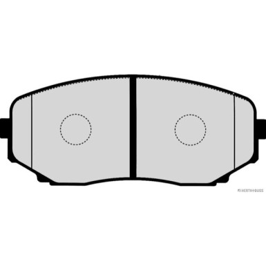 Herth+Buss Jakoparts | Bremsbelagsatz, Scheibenbremse | J3603005