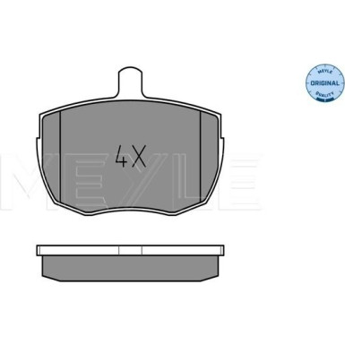 Meyle | Bremsbelagsatz, Scheibenbremse | 025 203 5918