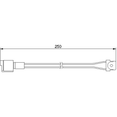 BOSCH | Warnkontakt, Bremsbelagverschleiß | 1 987 474 905
