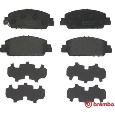 Brembo | Bremsbelagsatz, Scheibenbremse | P 28 077