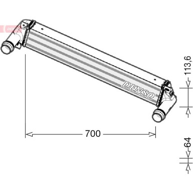 Denso | Ladeluftkühler | DIT06010