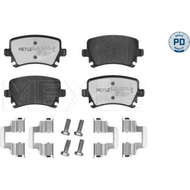 Meyle | Bremsbelagsatz, Scheibenbremse | 025 239 1417/PD
