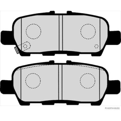 Herth+Buss Jakoparts | Bremsbelagsatz, Scheibenbremse | J3611051