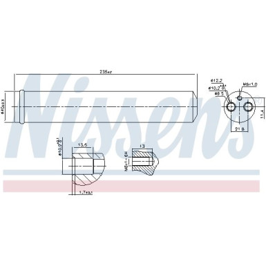 Nissens | Trockner, Klimaanlage | 95452