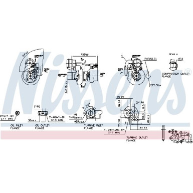 Nissens | Lader, Aufladung | 93062