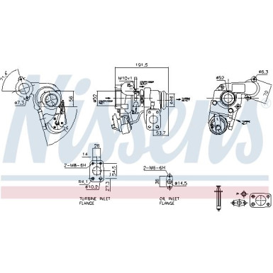 NISSENS 93259 Turbolader