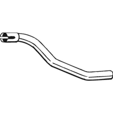 Bosal | Abgasrohr | mitte | 768-391