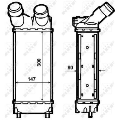 NRF | Ladeluftkühler | 30479