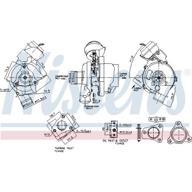 Nissens | Lader, Aufladung | 93497