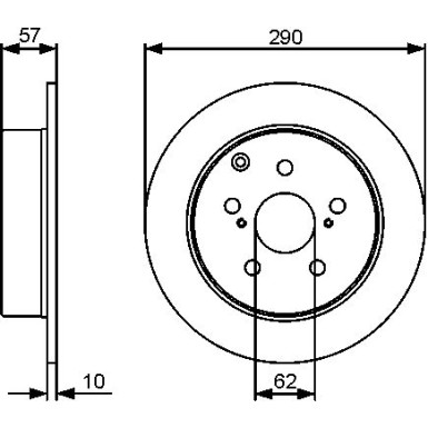 BOSCH | Bremsscheibe | 0 986 479 448