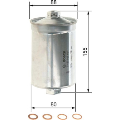 BOSCH | Kraftstofffilter | 0 450 905 601