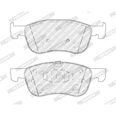 Ferodo | Bremsbelagsatz, Scheibenbremse | FDB4816 Ferodo | Bremsbelagsatz, Scheibenbremse | FDB4816