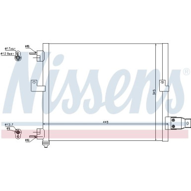 Nissens | Kondensator, Klimaanlage | 94036