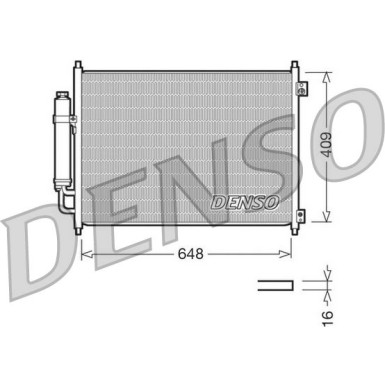 Denso | Kondensator, Klimaanlage | DCN46001