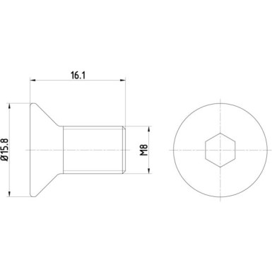 Textar | Schraube, Bremsscheibe | TPM0006