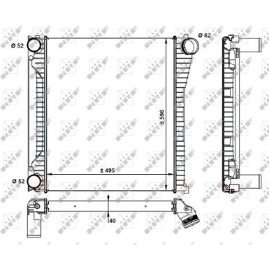 NRF | Ladeluftkühler | 30929