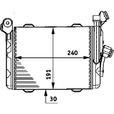 Mahle | Ölkühler, Motoröl | CLC 33 000P