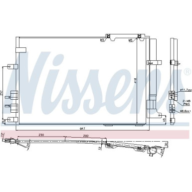 Nissens | Kondensator, Klimaanlage | 94914