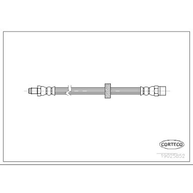 Corteco | Bremsschlauch | 19025852